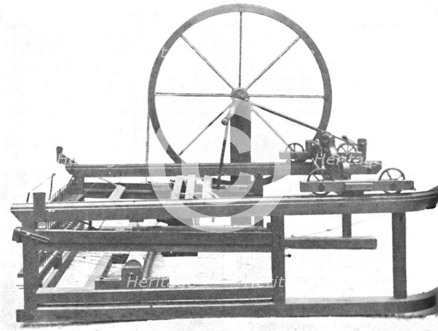'The Ingenious Spinning Jenny Invented by James Hargreaves',  c1925. Artist: Unknown.