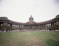 The Kazan Cathedral in Saint Petersburg, 1800-1811. Artist: Voronikhin, Andrei Nikiforovich (1759-1814)