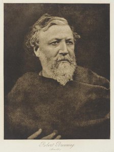 Robert Browning, c.1880. Creator: Julia Margaret Cameron.