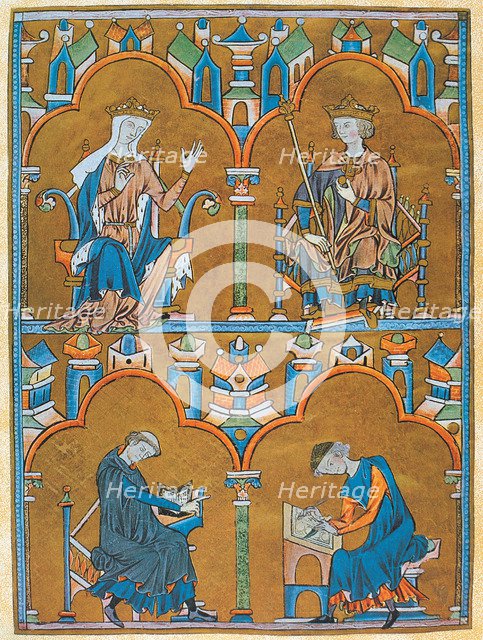 Blanche of Castile (1188-1252), Queen of France and Louis VIII 'The Lion' (1187-1226), king of Fr…