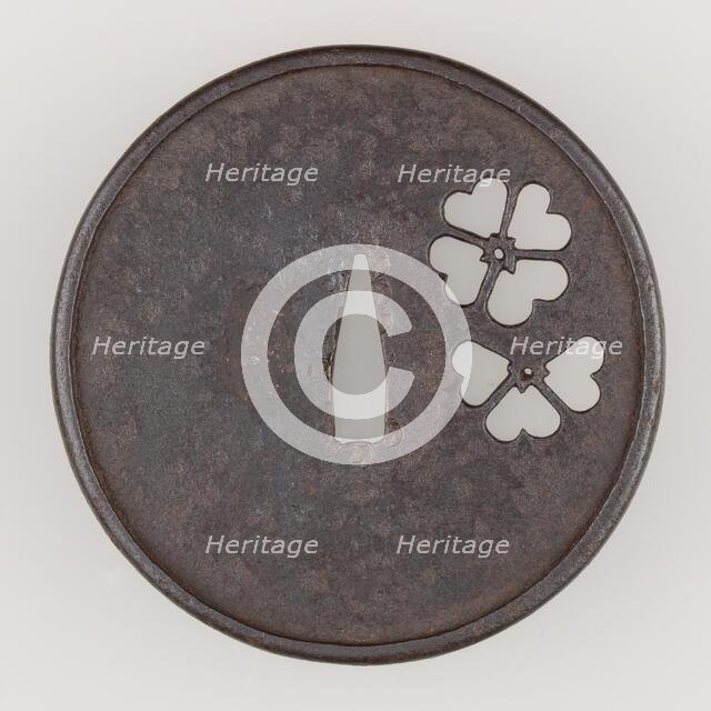 Sword Guard (Tsuba), Japanese, late 14th-early 15th century. Creator: Unknown.