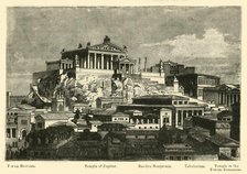 'The Capitol, from Mount Palatine (restoration)', 1890.   Creator: Unknown.