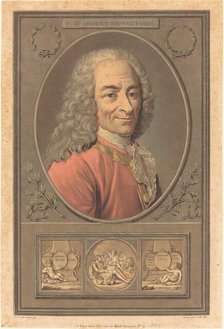 F.M. Arouet de Voltaire. Creator: Pierre Michel Alix.