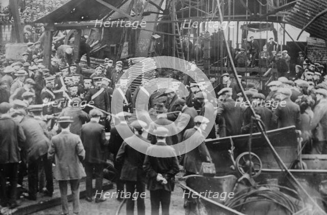 Cardiff mine disaster, 1913. Creator: Bain News Service.