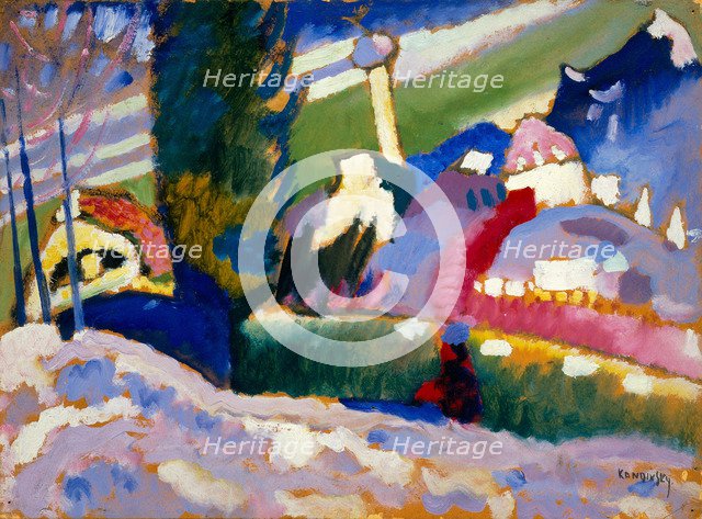 Winter Landscape with Church, 1910-1911.