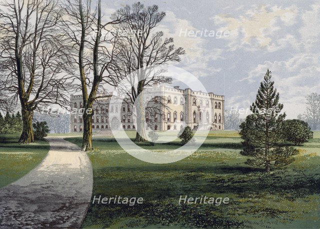 Kimbolton Castle, Cambridgeshire, late 19th century.Artist: A F Hydon