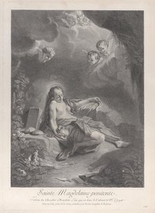 The Penitent Mary Magdalene, ca. 1729. Creator: Nicolas Dauphin de Beauvais.