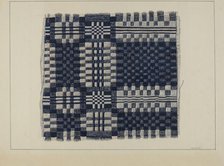 Blue and White Homespun, c. 1937. Creator: William O. Fletcher.