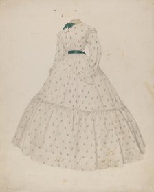 Dress, c. 1940. Creator: Roberta Spicer.