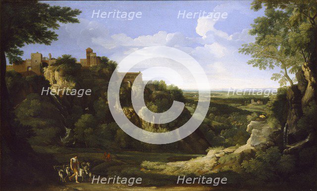 View of Tivoli with Rome in the distance, late 1650s. Artist: Gaspard Dughet.