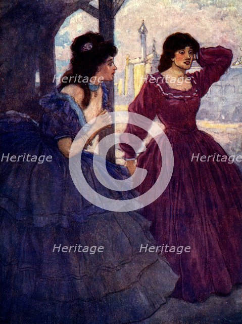 Two women, c16th century. Artist: Unknown