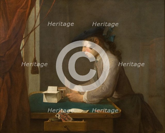 The House of Cards, 1735. Artist: Chardin, Jean-Baptiste Siméon (1699-1779)
