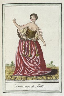 Costumes de Différents Pays, 'Danseuse de Taïti', c1797. Creators: Jacques Grasset de Saint-Sauveur, LF Labrousse.