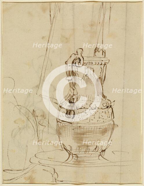 An Ornate Ewer [recto]. Creator: David Wilkie.