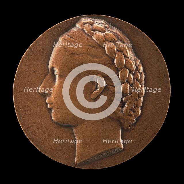 Mlle Foucher de Careil, 1872. Creator: Hubert Ponscarme.