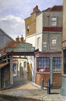 Bell Tavern, Addle Hill, London, 1868. Artist: JT Wilson