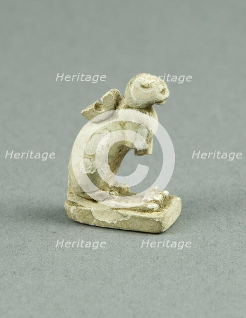 Amulet of the Goddess Bastet, Egypt, Third Intermediate Period, Dynasty 21-25 (1070-656 BCE). Creator: Unknown.