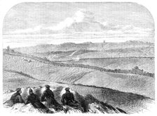 The War in Denmark: sketch of the Redoubts...at Düppel, showing the...outpost sentries..., 1864. Creator: Unknown.