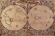 World Map, 1542. Creator: John Rotz.