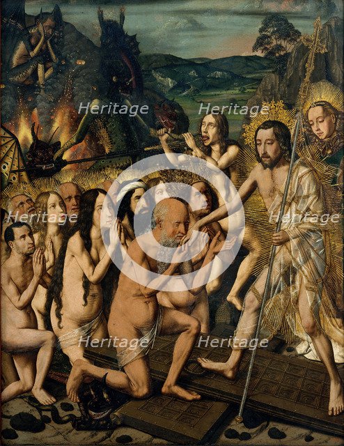 Descent of Christ into Limbo, ca 1475. Artist: Bermejo, Bartolomé (ca 1440-ca 1498)