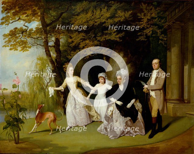 The Wilkinson Family, between 1776 and 1778. Creator: Francis Wheatley.