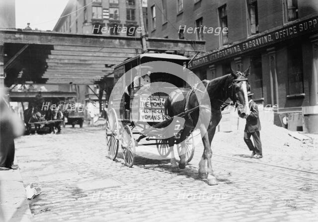 Suffragettes on way to Boston, 1913. Creator: Bain News Service.