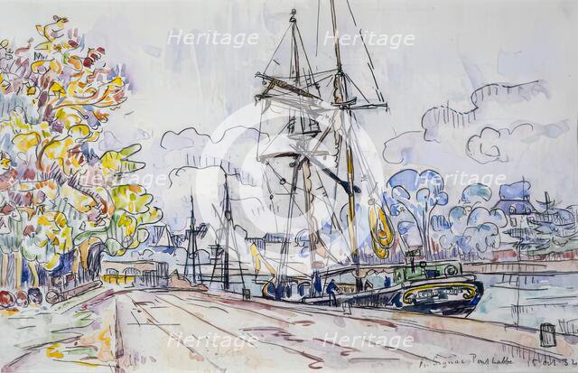 Pont-l'Abbé, 1932. Creator: Paul Signac.