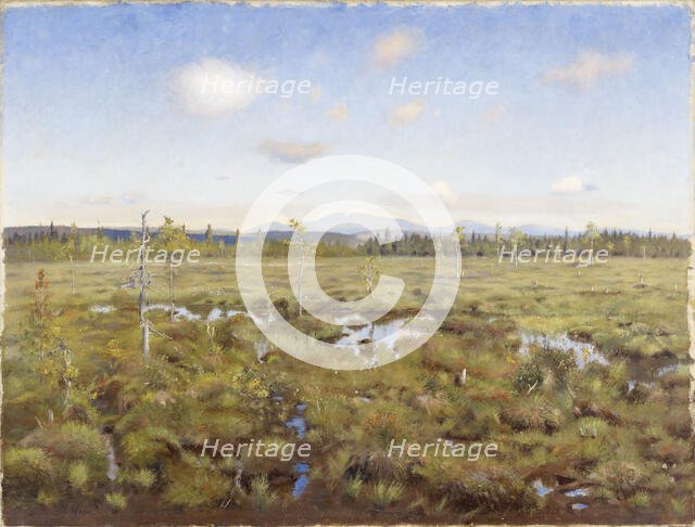 Landscape from Lapland, 1892. Creator: Torsten Wasastjerna.