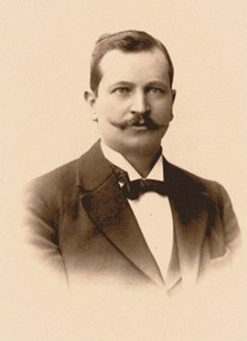 Portrait of the physicist Paul Drude (1863-1906).