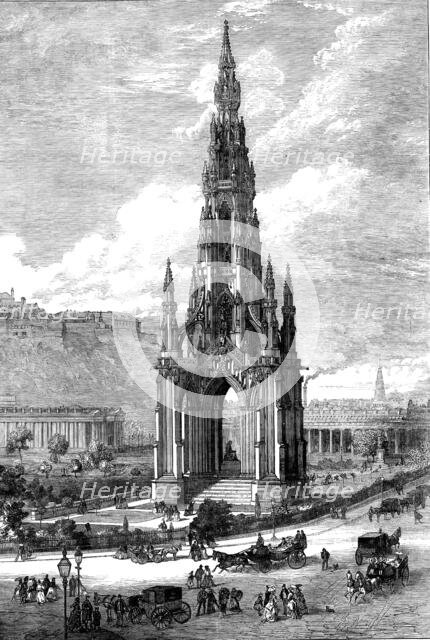 The Scott Monument, Edinburgh, 1871. Creator: Unknown.