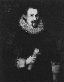 Portrait of the composer Johann Hermann Schein (1586-1630), . Creator: Anonymous.