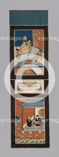 Panel (For a Screen), China, Qing dynasty (1644-1911), 1875/1900. Creator: Unknown.