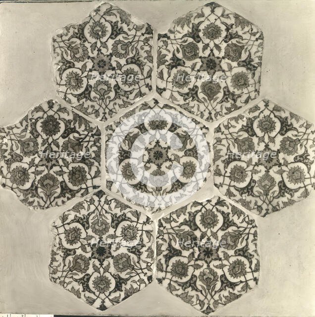 Tile Panel, Syria, mid-16th century. Creator: Unknown.