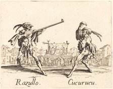 Razullo and Cucurucu, c. 1622. Creator: Jacques Callot.