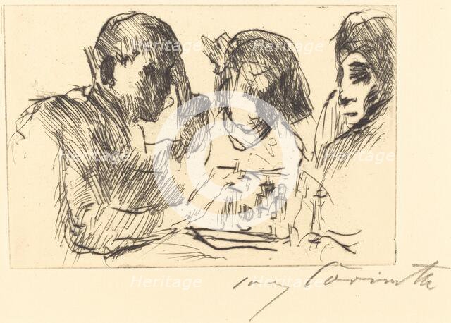 Schachspiel (Chess Players), 1918. Creator: Lovis Corinth.