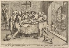 Preparation for the Passover, 1585. Creator: Johann Sadeler I.