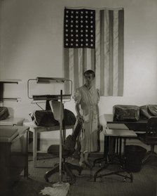 Government charwoman, Washington, D.C., 1942. Creator: Gordon Parks.