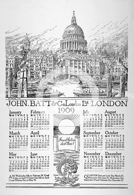 St Paul's Cathedral, City of London, 1908. Artist: William Monk