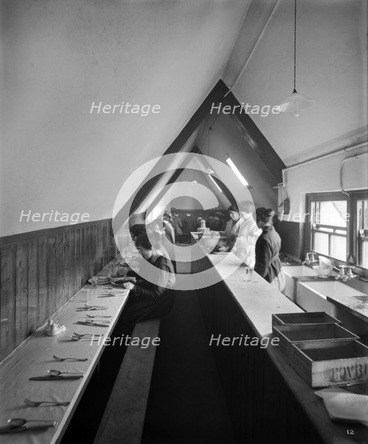 Workers' cafeteria, 41 Kingsway, Westminster, London, 1920. Artist: Bedford Lemere and Company.