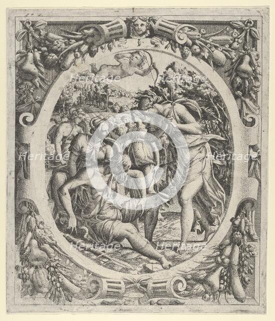 The Death of Adonis, 1535-55. Creator: Jean Mignon.