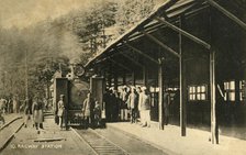 'Railway Station', c1918-c1939. Creator: Unknown.