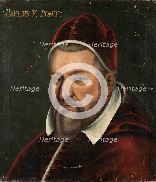 Portrait of Pope Paul V (1552-1621). Creator: Anonymous.