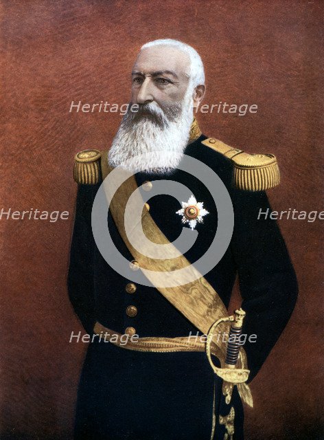 King Leopold II of Belgium, late 19th-early 20th century. Artist: Unknown
