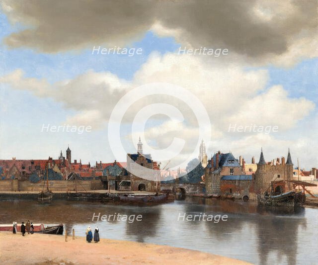 View of Delft. Creator: Jan Vermeer.