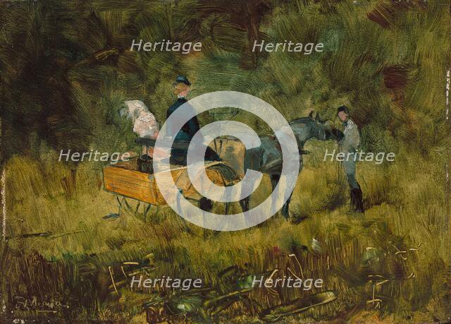 The Trap, 1880. Creator: Henri de Toulouse-Lautrec.