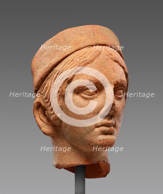 Female Head with a Polos, 1st century B.C. Creator: Unknown.