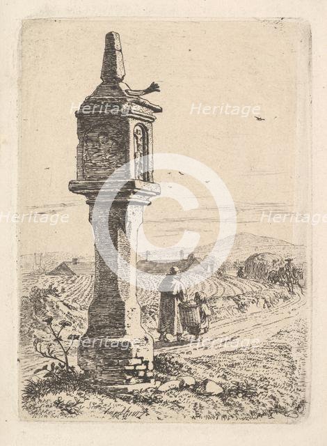 Memorial Column with an Iron Hand, 1811. Creator: Johann Christian Erhard.