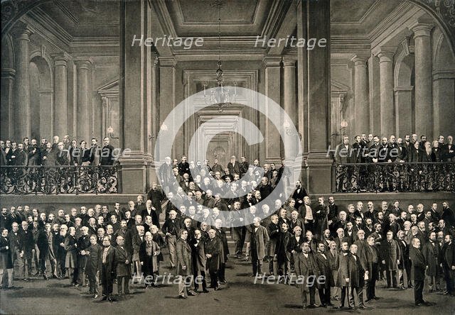 Leaders in medicine and surgery, 19th century. Creator: Unknown.