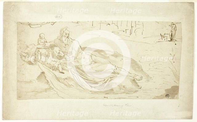 River Tiber, with Romulus and Remus, n.d. Creator: Unknown.