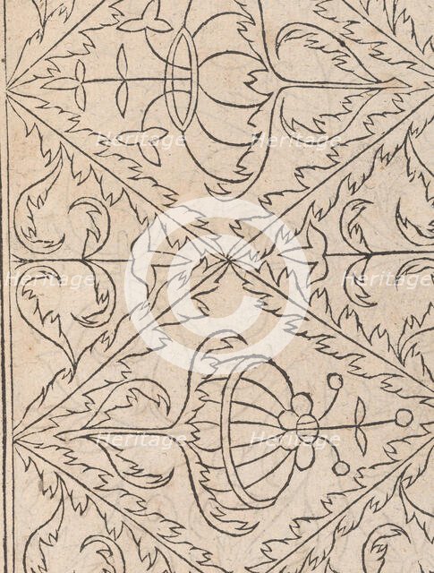 New Modelbüch allen Nägerin u. Sydenstickern (Page 25r), 1556. Creator: Hans Hoffman.